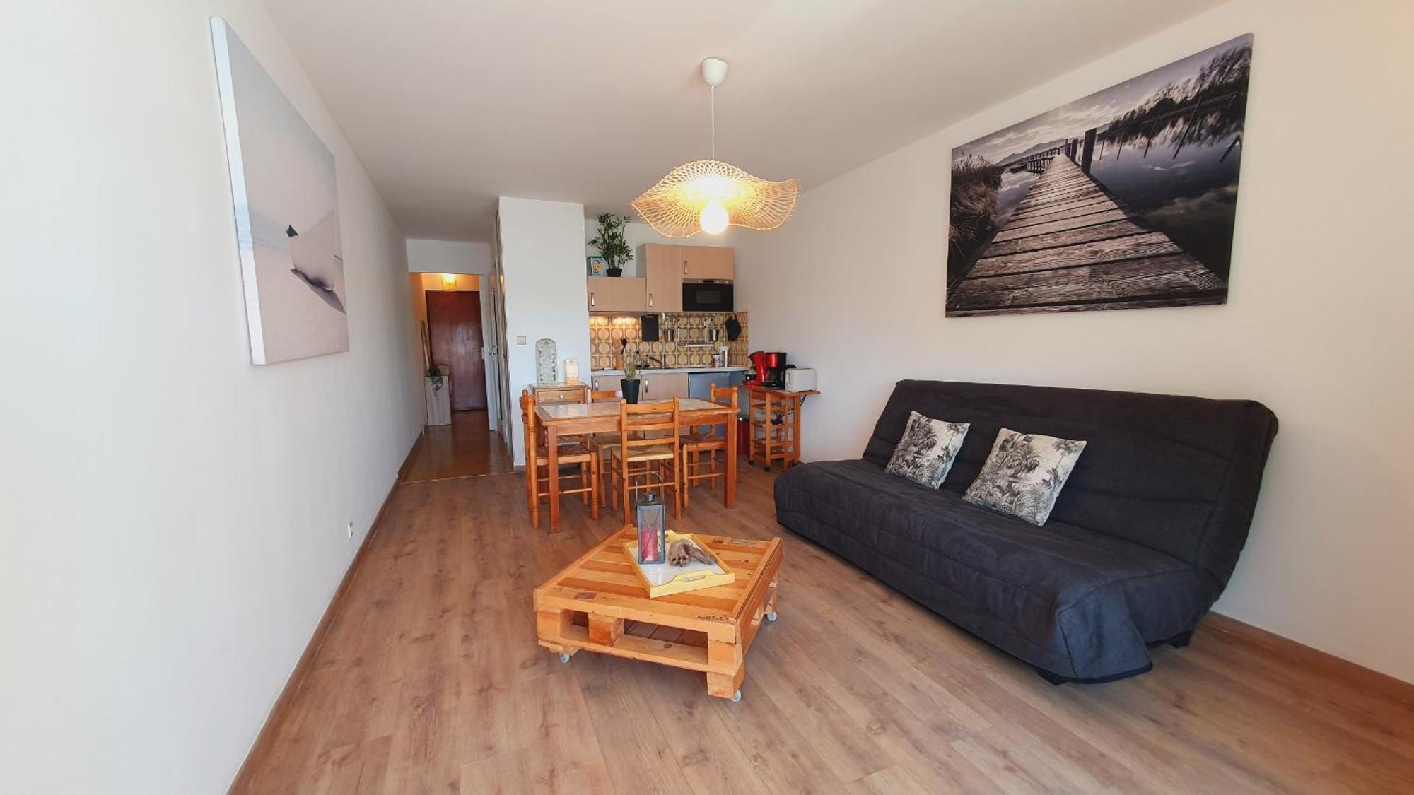Apartment Agreable T2 Parking Prive 4 Personnes - Rossiconciergerie - Linge En Option *